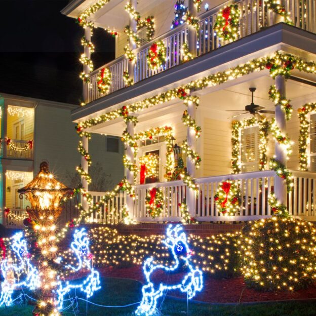 Christmas Holiday Lights electrical safety electric lights